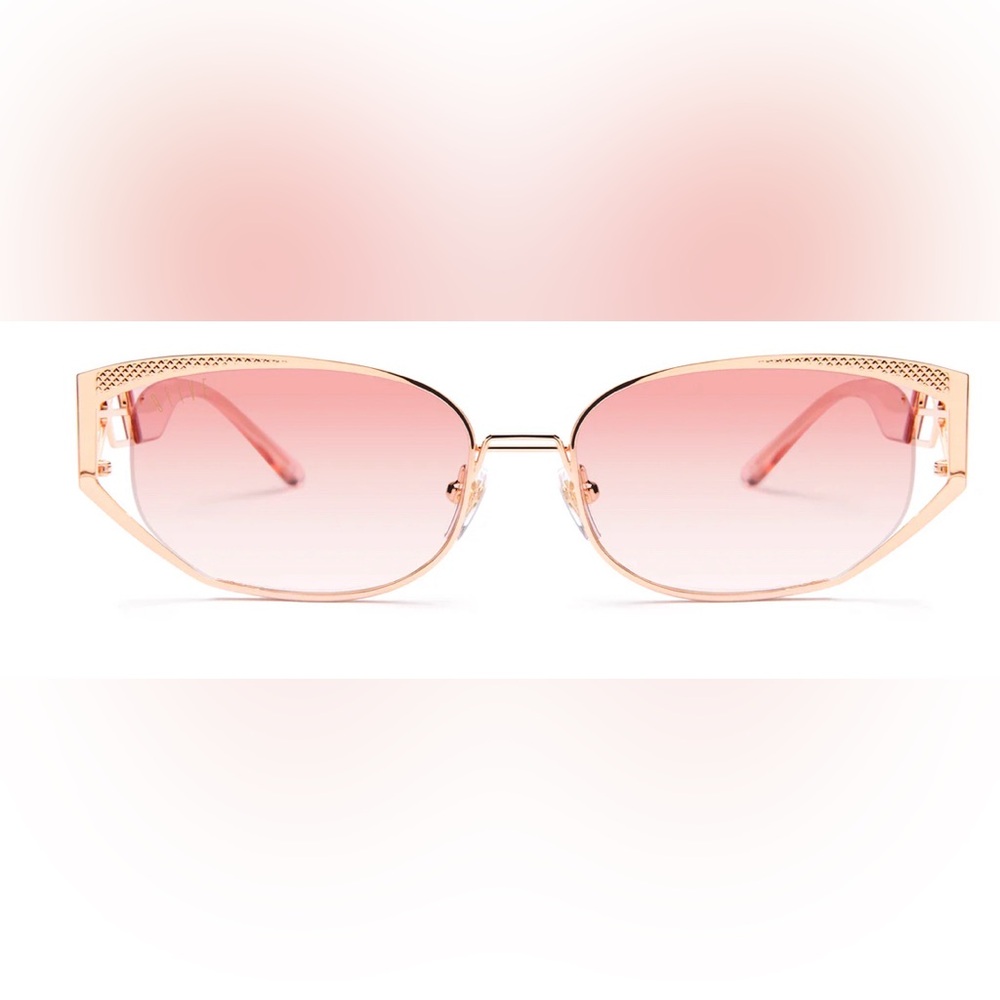 SOLD!! **9FIVE CROSS ROSE GOLD - ROSE GRADIENT SUNGLASSES **LIKE NEW!!